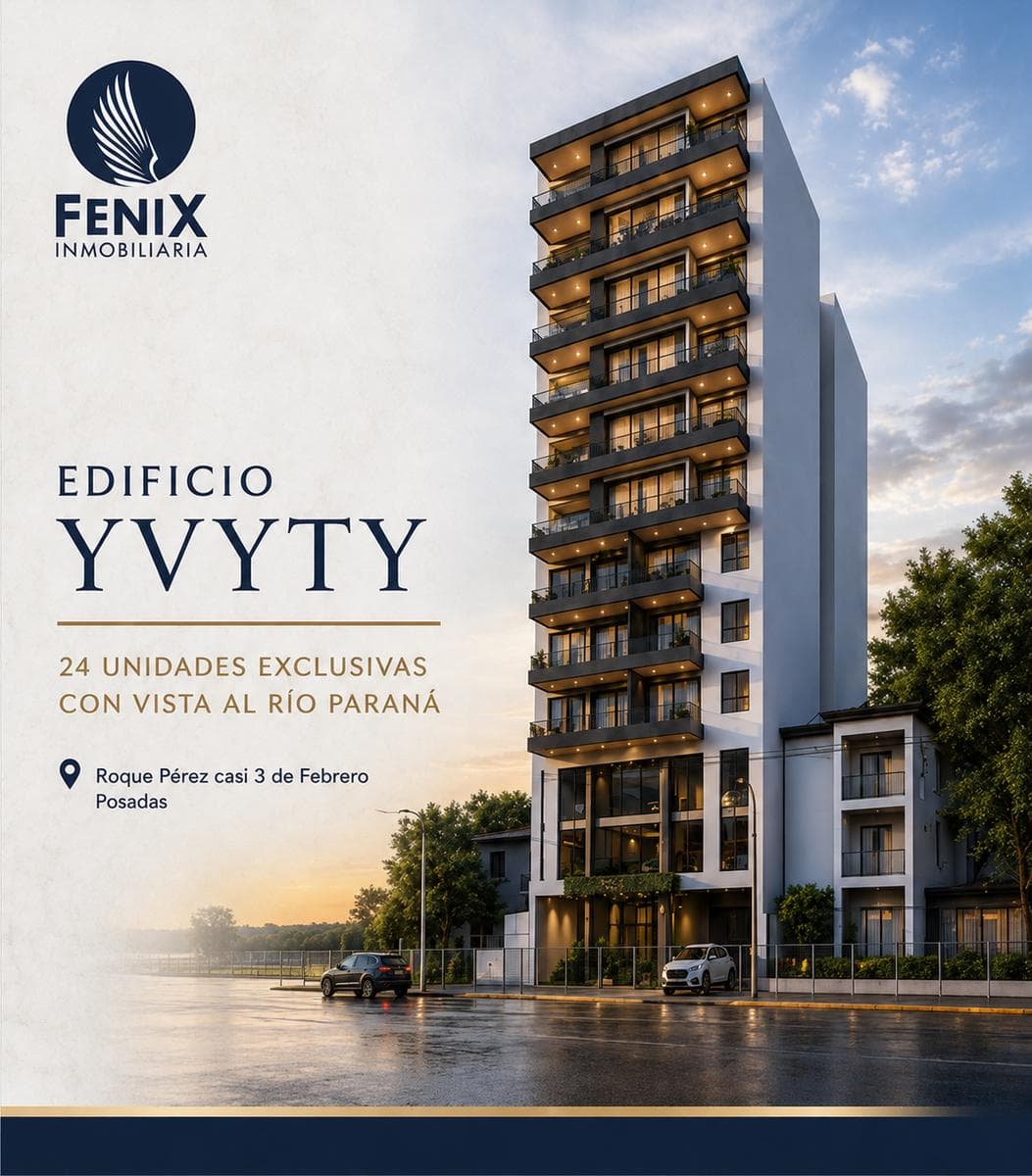 DF811 - DEPARTAMENTOS EN VENTA EDIF. YVYTY - COSTANERA