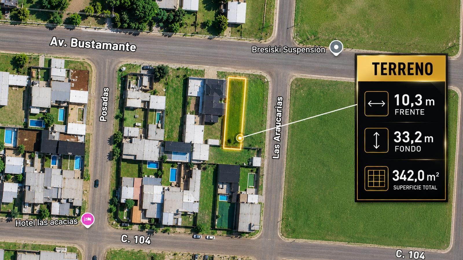 TF811 - TERRENO EN VENTA B° YVYRÁ PYTA - SOBRE AV. BUSTAMANTE
