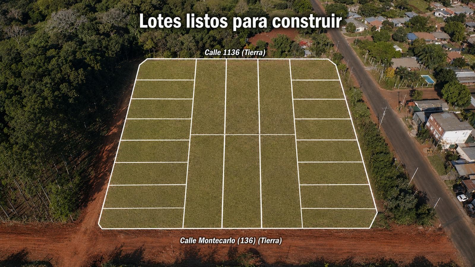 TF879 - NUEVO LOTEO ITA PORÁ - CALLES MONTECARLO Y C. 103